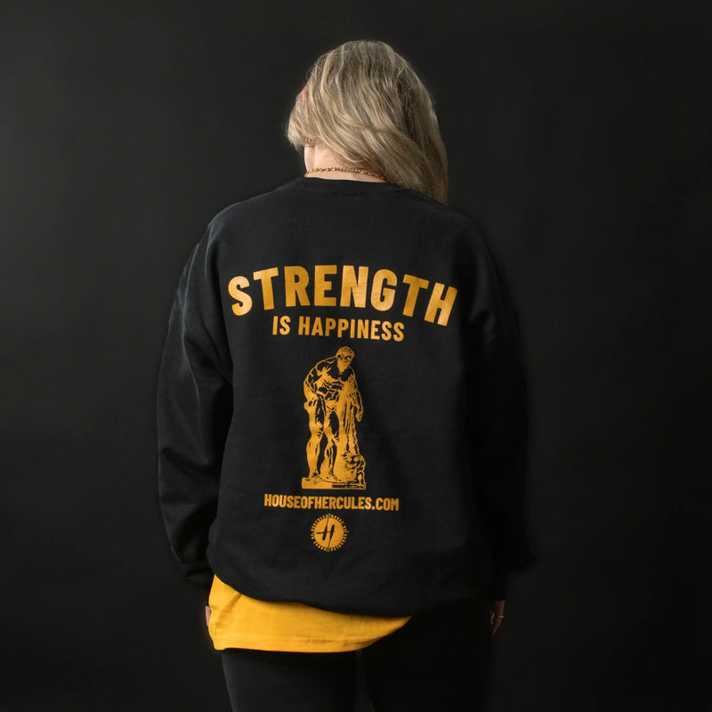 Strength is Happiness Crew Neck