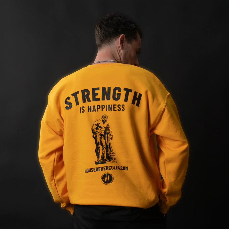 Strength is Happiness Crew Neck